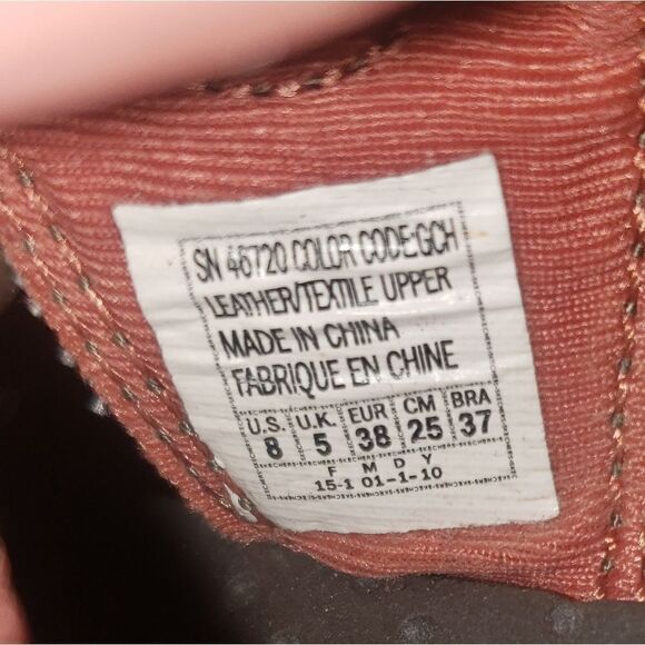 Skechers Brown Leather Slip-On Sandals - Picture 7 of 7